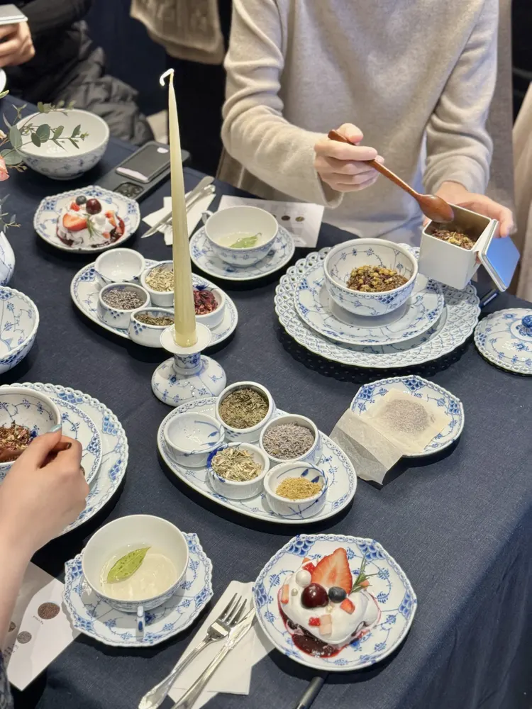 프리미엄티클래스 도자기 티웨어 블렌딩 클래스 테이블 세팅